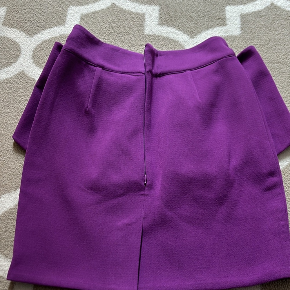 ASOS Purple Mini Skirt - Picture 3 of 4